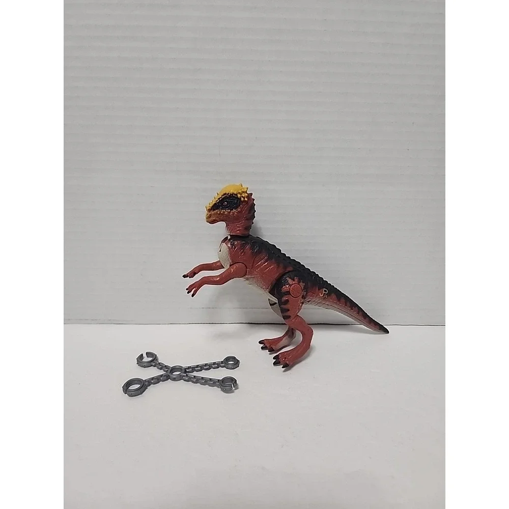 Jurassic Park JP14 Pachycephalosaurus Kenner 1993 5 in. Tall 7 in. Long HARNESS
